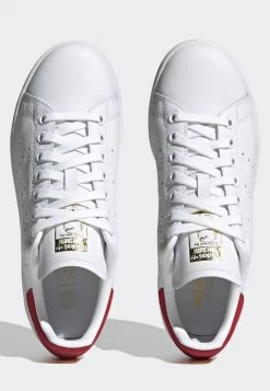 Adidas Originals STAN SMITH - Sneaker Low - Cloud White/better Scarlet/gold Metallic -Modeschuhe 002749eb19da429e9106738c5cb74f11