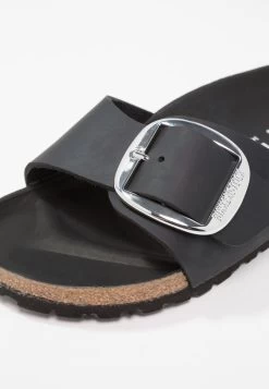 Birkenstock MADRID BIG BUCKLE - Hausschuh - Black -Modeschuhe 014fac419bb8491aba563e52f567e825