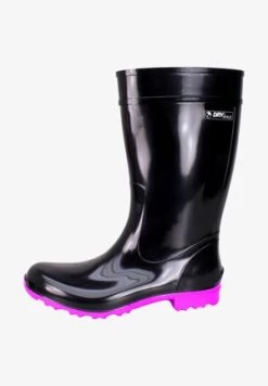 Gummistiefel - Pink Dunkelblau -Modeschuhe 01a05dbdf50d46afbaa6dd05da813143