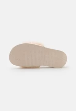 Fitflop IQUSHION SLIDES - Pantolette Flach - Ivory -Modeschuhe 031040aae388481199526cb51c42133b
