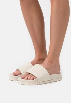 AllSaints SHAY SLIDER - Pantolette Flach - Chalk White