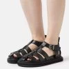 COPENHAGEN FISHERMAN - Riemensandalette - Black -Modeschuhe 039d5cf824744324b8303d88ddb34482