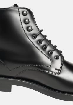 WINSTON PDB3 - Schnürstiefelette - Schwarz -Modeschuhe 05109b07a31745909ed84bae54b8f66b