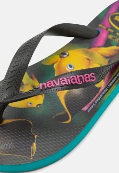 Havaianas TOP LOGOMANIA COLORS UNISEX - Bade-Zehentrenner - Green -Modeschuhe 071d7da3c0194faca8775fe7040f58c7