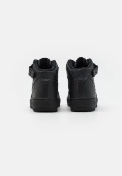Nike Sportswear AIR FORCE 1 MID UNISEX - Sneaker High - Black -Modeschuhe 07c83b5b4c594f0b9b7e129757506b6e