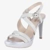 NeroGiardini Plateausandalette - Silber -Modeschuhe 09713663fe734a4c81aa552b2a813843