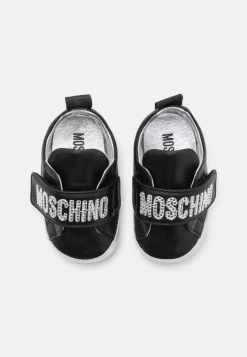 MOSCHINO UNISEX - Krabbelschuh - Black/silver -Modeschuhe 0d960b98de3948ae87327ae3b84dc0c8