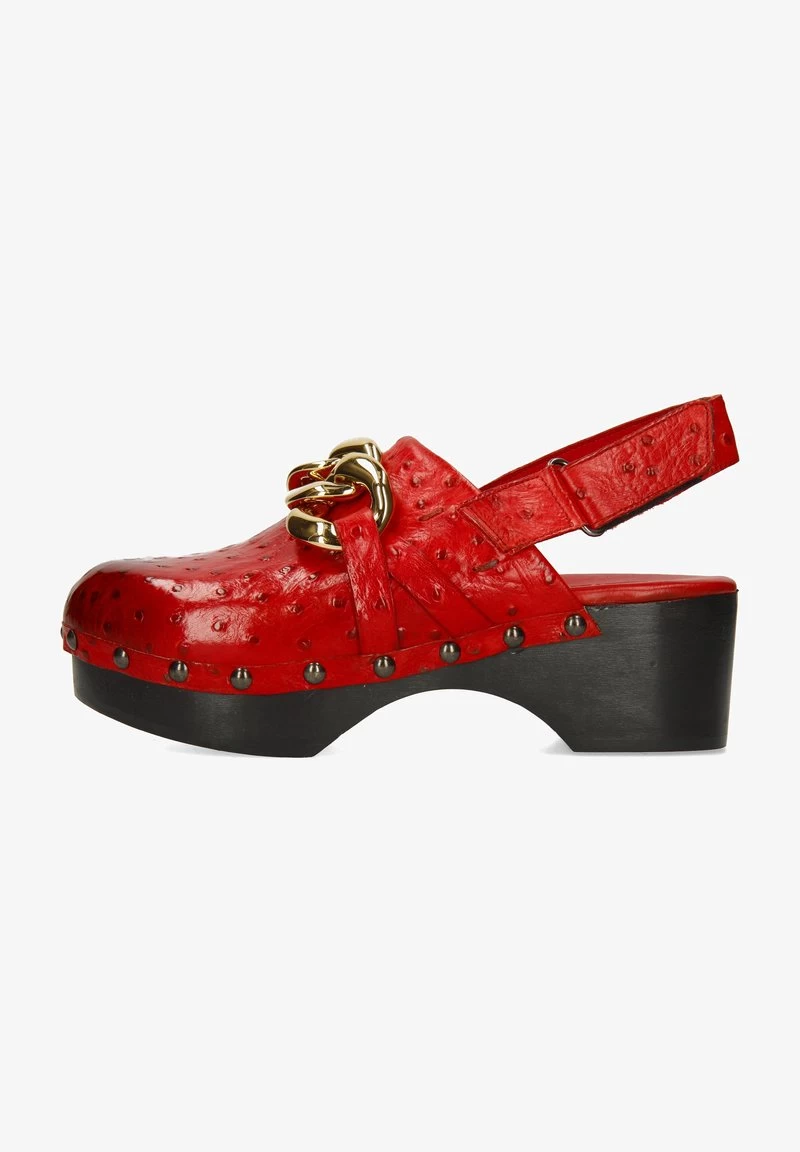 MELVIN & HAMILTON FLORA 1 VEGAS OSTRICH RUBY - Plateaupumps - Rot 7 MELVIN & HAMILTON FLORA 1 VEGAS OSTRICH RUBY - Plateaupumps - Rot – Bild 5