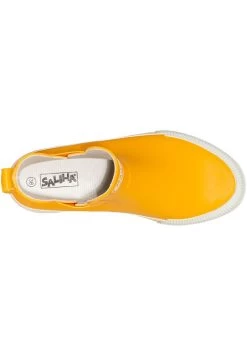 Gummistiefel - Gelb/weiß -Modeschuhe 109deddb70a1458dbaa274751de51c6c