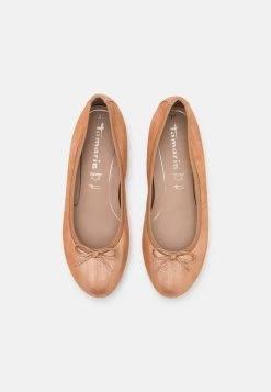 Tamaris Klassischer Ballerina - Copper -Modeschuhe 12c1d8ea7d78438d85a0706b97488553