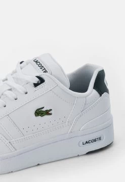 Lacoste T-CLIP - Sneaker Low - White/dark Green -Modeschuhe 131b9892bb8b4b65b17e32557fc40794