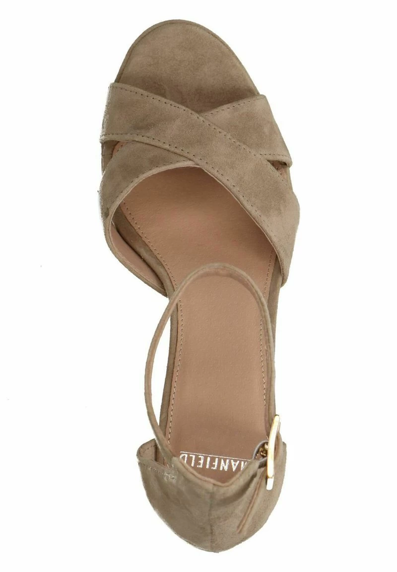 Riemensandalette - Beige 5 Riemensandalette - Beige – Bild 3