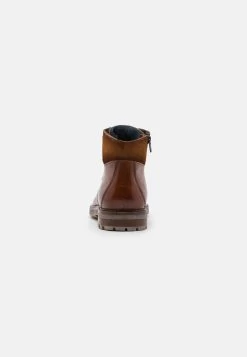 Bugatti SILVESTRO EVO - Schnürstiefelette - Cognac -Modeschuhe 14a6b9051f3d49dda676cd8ccb34013c