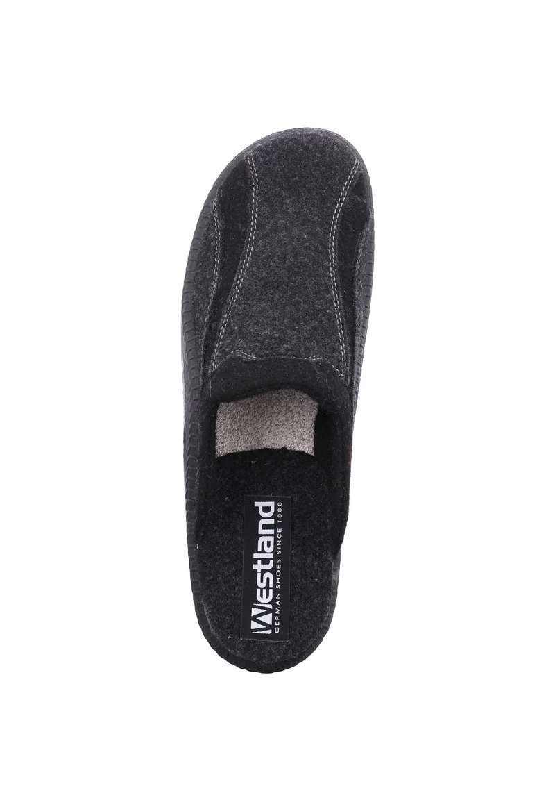 Hausschuh - Schwarz 4 Hausschuh - Schwarz – Bild 2