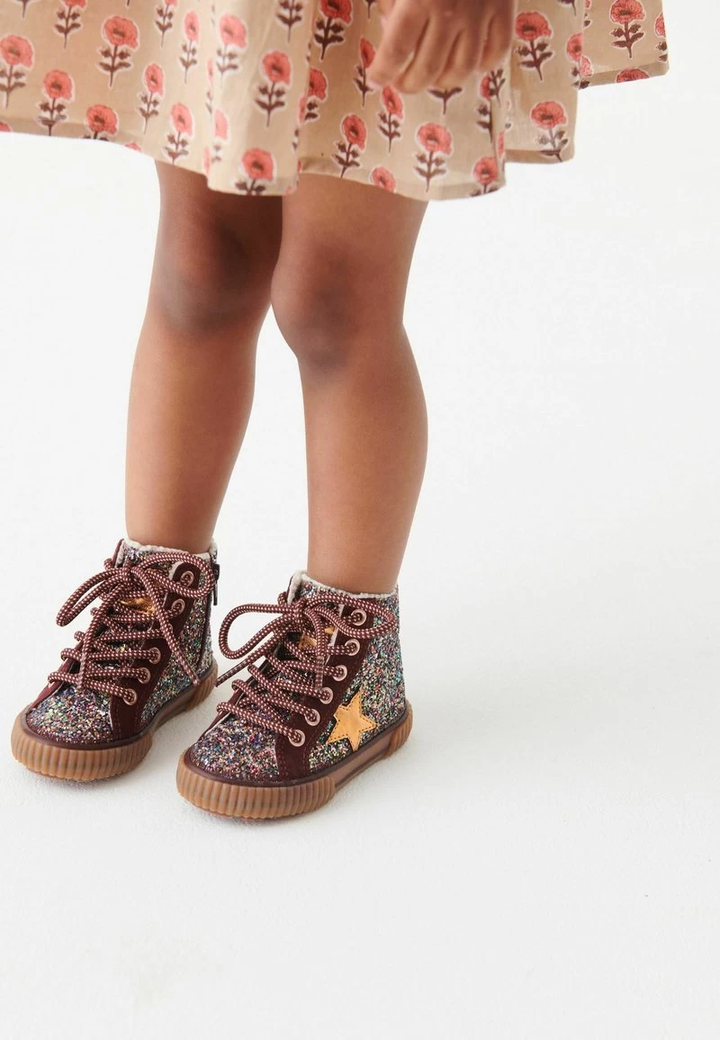 Next Schnürstiefelette - Red Glitter Star 4 Next Schnürstiefelette - Red Glitter Star – Bild 2