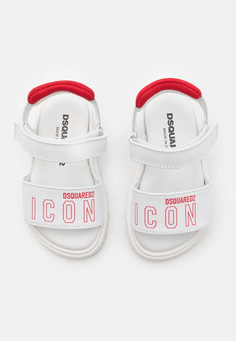 DSQUARED2 UNISEX - Riemensandalette - White/red 6 DSQUARED2 UNISEX - Riemensandalette - White/red – Bild 4