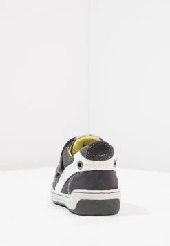 Lurchi BRUCE - Klettschuh - Charcoal/white -Modeschuhe 193a87b3fcff41fc984c8e65c8d28a9f