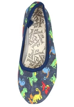 Beck DINOS - Hausschuh - Blau -Modeschuhe 19e4a7a59edb42fc883ba29895a6e96d