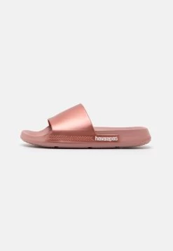 Havaianas SLIDE CLASSIC METALLIC - Pantolette Flach - Crocus Rose