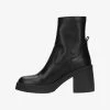MIT PLATEAUABSATZ - High Heel Stiefelette - Black -Modeschuhe 1be621e16d504ac081d29fec9e44abe7