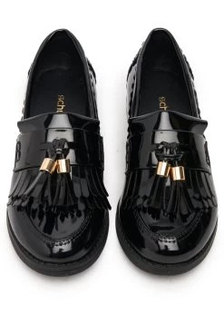 BTS LACY JNR - Slipper - Black -Modeschuhe 1ccfc759829646f899650f034be5439b