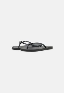 Havaianas SLIM CRYSTAL SWAROVSKI - Bade-Zehentrenner - Black -Modeschuhe 1d324ac24c8848e7b69dd2fffbda223c