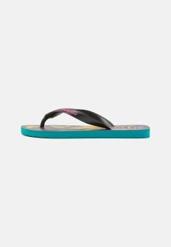 Havaianas TOP LOGOMANIA COLORS UNISEX - Bade-Zehentrenner - Green -Modeschuhe 1f89749a8a8044f4b592dcf1bec1a954