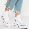 Converse CHUCK TAYLOR ALL STAR LIFT - Sneaker High - White/black -Modeschuhe 2006bc82168d404e8d52ed1b908e6b5b
