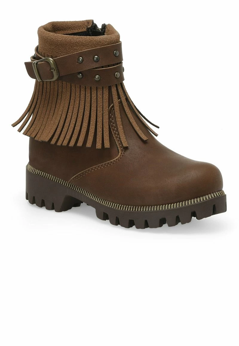 Cowboy-/Bikerstiefelette - Brown 4 Cowboy-/Bikerstiefelette - Brown – Bild 2