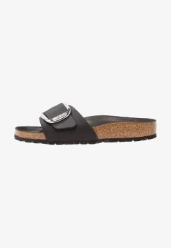 Birkenstock MADRID BIG BUCKLE - Hausschuh - Black