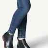Tamaris Ankle Boot - Navy Leather -Modeschuhe 20eb2ae2ced944e09e569ab64c176af4