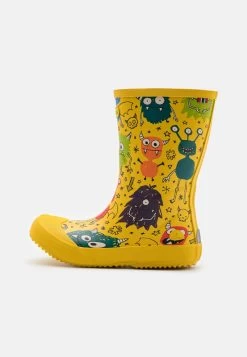 Viking INDIE PRINT UNISEX - Gummistiefel - Yellow/multi-coloured
