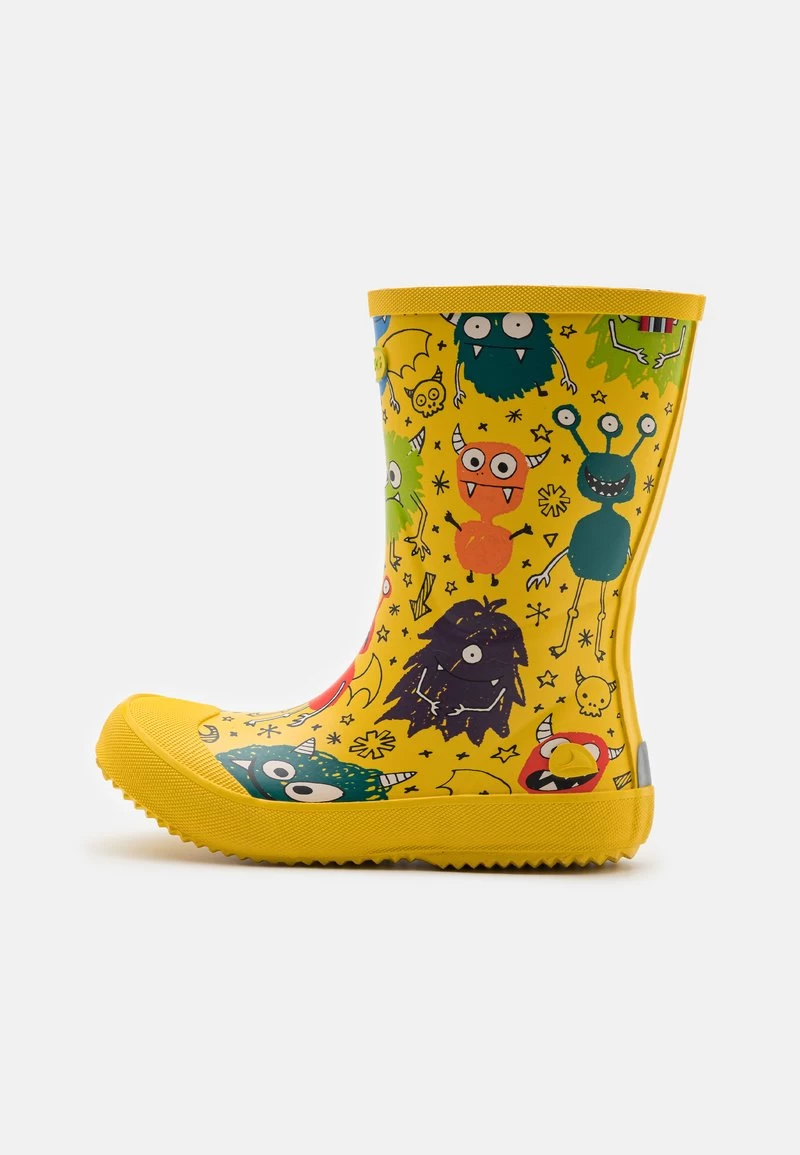Viking INDIE PRINT UNISEX - Gummistiefel - Yellow/multi-coloured 3 Viking INDIE PRINT UNISEX - Gummistiefel - Yellow/multi-coloured