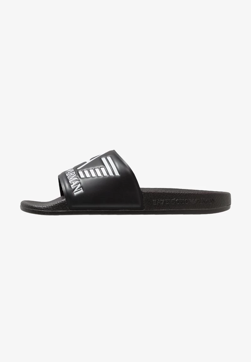 EA7 Emporio Armani VISIBILITY UNISEX - Pantolette Flach - Black 3 EA7 Emporio Armani VISIBILITY UNISEX - Pantolette Flach - Black