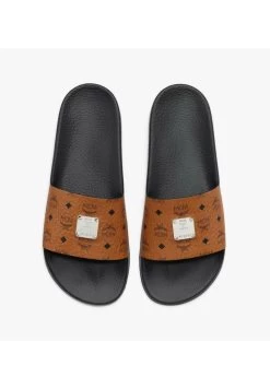 MCM Pantolette Flach - Cognac -Modeschuhe 29cd29212b644a0ab87bb81faf7323c2