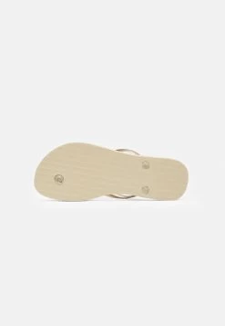 Havaianas SLIM ANIMALS MINI-ME - Zehentrenner - Sand Grey/golden -Modeschuhe 2a78b8556101423fb32ea59ab03e1d53