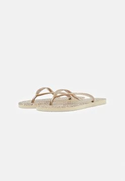 Havaianas SLIM ANIMALS MINI-ME - Zehentrenner - Sand Grey/golden -Modeschuhe 2b7fd557b4b34b7b80acbcd5f5bc07a6