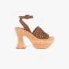 YARA - Plateausandalette - Cuoio -Modeschuhe 318ddd125a564f9a93b457b6d9b28a04