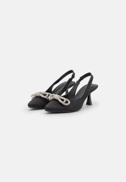 Bianco BIAPRETTY BOW SLING BACK - Pumps - Black -Modeschuhe 31c7dd13508e4fdfa80178d1493504e8
