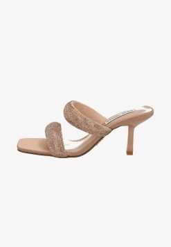 Steve Madden TOP NOTCH - Pantolette Hoch - Rose Goud