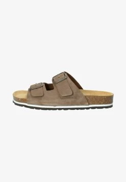 Lumberjack Pantolette Flach - Taupe