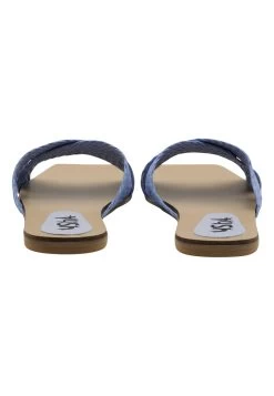 USHA RAKATA - Pantolette Flach - Blau, Light Brown 11 USHA RAKATA - Pantolette Flach - Blau, Light Brown -Modeschuhe 3426eed18ec1437b91b0f3141e0f766e