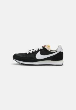 Nike Sportswear WAFFLE TRAINER 2 UNISEX - Sneaker Low - Black/white/sail/total Orange