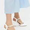 New Look WIDE FIT 2 PART BLOCK COURT SHOES - High Heel Pumps - White -Modeschuhe 359666d190744327b512247c293d09cb