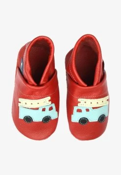 FEUERWEHR - KRABBELSCHUH - Krabbelschuh - Rot / Hellblau