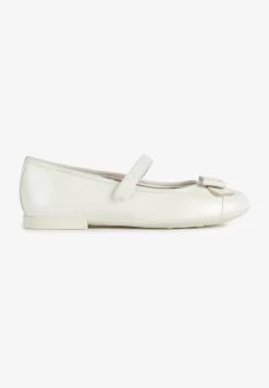Geox JR PLIE' - Riemchenballerina - White