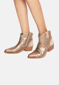 Felmini EAST - Cowboy-/Bikerstiefelette - Metal Marvin Lylam Tapioca