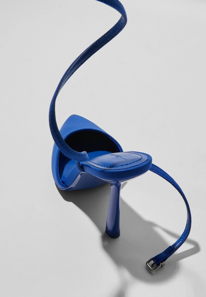 BERSHKA High Heel Pumps - Metallic Blue 6 BERSHKA High Heel Pumps - Metallic Blue – Bild 4