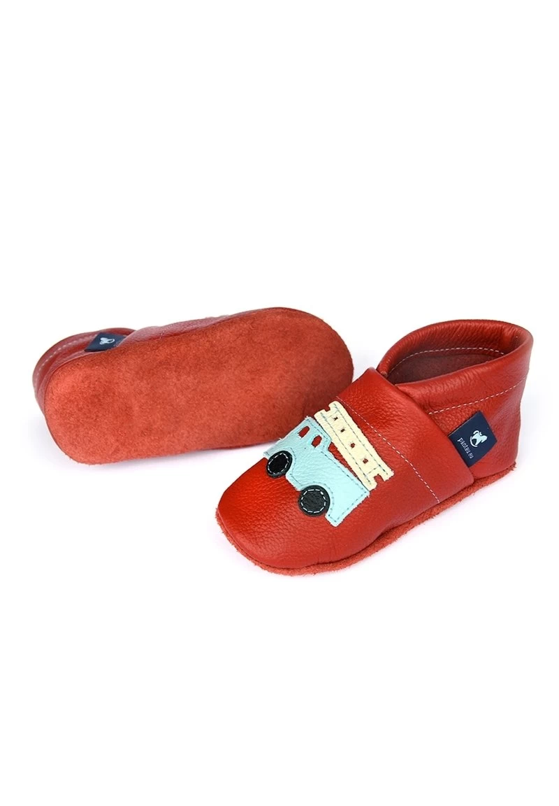 FEUERWEHR - KRABBELSCHUH - Krabbelschuh - Rot / Hellblau 5 FEUERWEHR - KRABBELSCHUH - Krabbelschuh - Rot / Hellblau – Bild 3