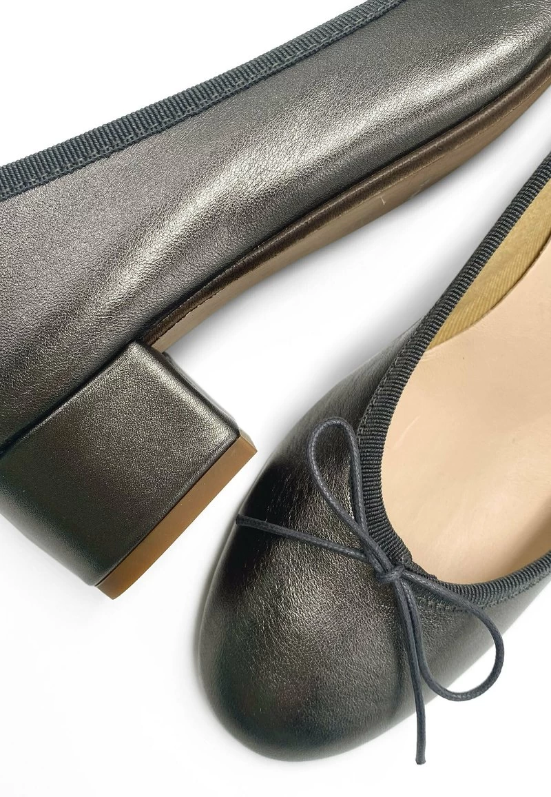 AVENTINO METALLIC - Klassischer Ballerina - Iron Grey 6 AVENTINO METALLIC - Klassischer Ballerina - Iron Grey – Bild 4